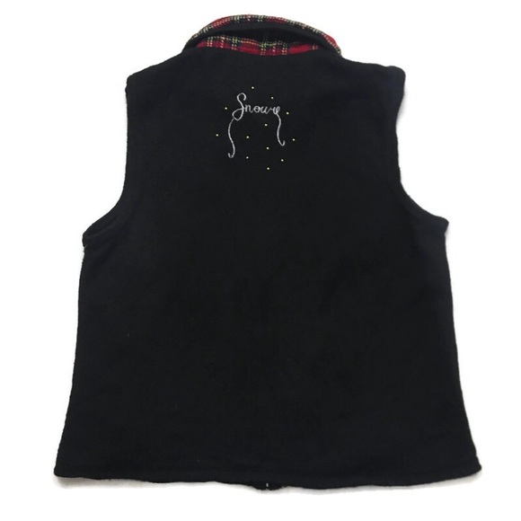 Designer Originals Studio Joy Black Snowman Vest - Picture 4 of 8